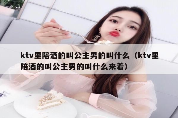 ktv里陪酒的叫公主男的叫什么（ktv里陪酒的叫公主男的叫什么来着）