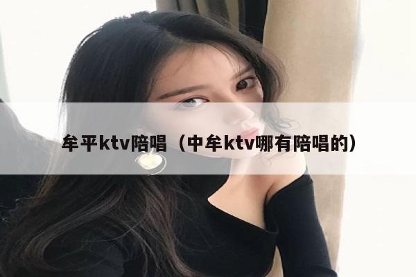 牟平ktv陪唱（中牟ktv哪有陪唱的）