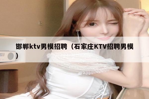 邯郸ktv男模招聘（石家庄KTV招聘男模）