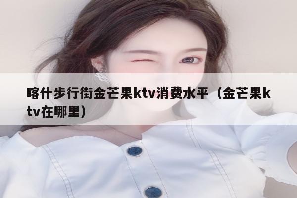 喀什步行街金芒果ktv消费水平（金芒果ktv在哪里）